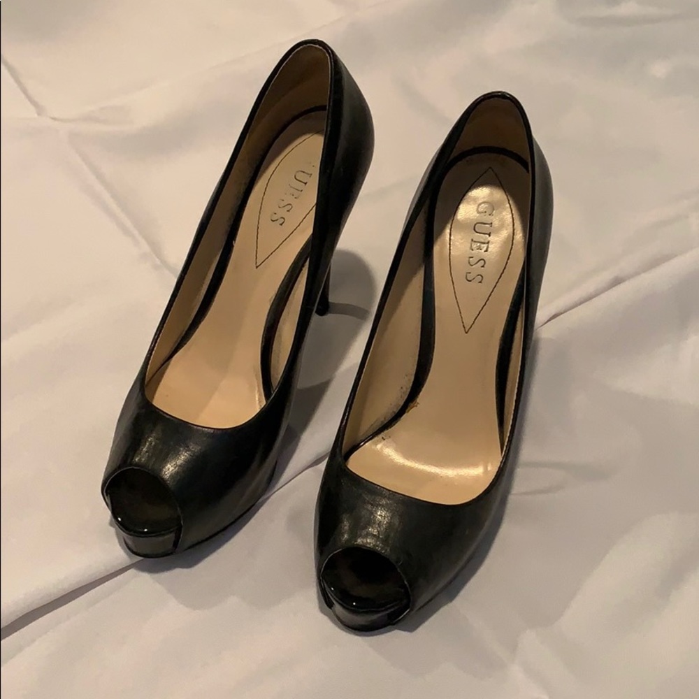 GUESS Peep Toe Heels